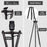 Sadie Black 1 Light Mid Century Modern Tripod LED Floor Lamp - 61" - View 3