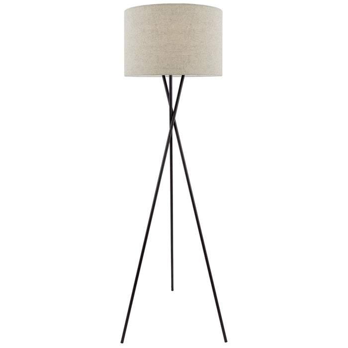 Sadie Oil Rubbed Bronze 1 Light Modern Tripod LED Floor Lamp - 60"