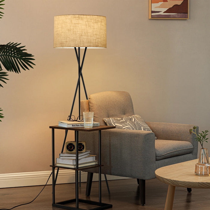 Sadie Oil Rubbed Bronze 1 Light Modern Tripod LED Floor Lamp - 60" - View 7