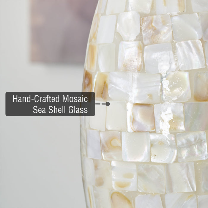 Coast Hand-Crafted Mosaic Sea Shell Shade / Replacement Glass - 4.5" (2-Pack) - View 3
