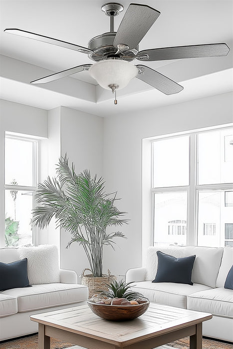White Linen Shade / Replacement Glass - 12.75" - View 7
