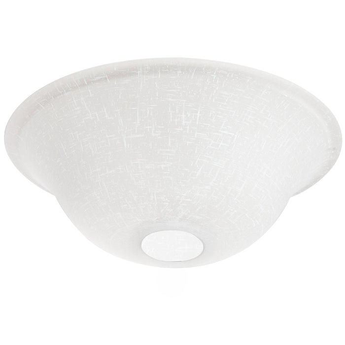 White Linen Shade / Replacement Glass - 12.75"