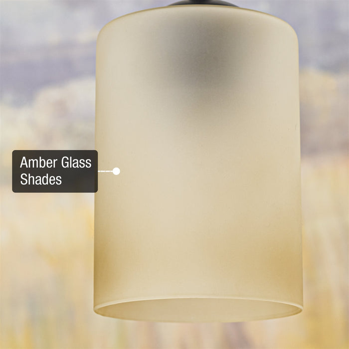 Villa Amber Shade / Replacement Glass - 4" (3-Pack) - View 2