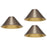 Metal Cone Shade / Replacement Glass - 14.25" (3-Pack)