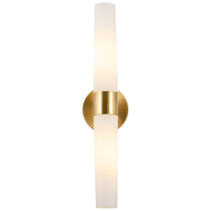 Duo Cool Brass 2 Light Modern Bathroom Vanity Wall Sconce - 21" (2-Pack) - View 7