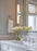 Duo Chrome 2 Light Modern Bathroom Vanity Wall Sconce - 21" - View 3