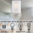 Phoebe Brushed Nickel 1 Light Modern Farmhouse Wall Sconce - 8" (2-Pack) - View 7