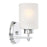 Phoebe Chrome Modern Bathroom Vanity Wall Sconce - 8"