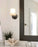 Phoebe Chrome Modern Bathroom Vanity Wall Sconce - 8" - View 6