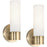 Sol Cool Brass 1 Light Modern Bathroom Vanity Wall Sconce - 10" (2-Pack)