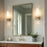 Sol Cool Brass 1 Light Modern Bathroom Vanity Wall Sconce - 10" (2-Pack) - View 8