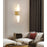 Aurora Cool Brass 2 Light Modern Gold Wall Sconce - 21" - View 6