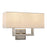 Haven Brushed Nickel 2 Light Modern Wall Sconce - 16" - View 9