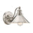 Welton Brushed Nickel 1 Light Modern Industrial Wall Sconce - 11"
