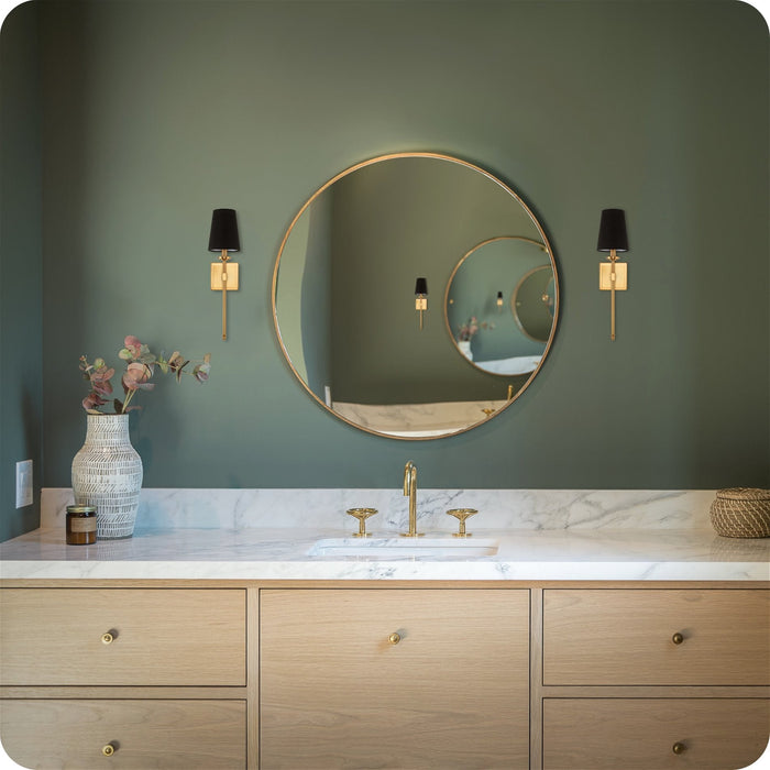 Torche Warm Brass 1 Light Modern Wall Sconce - 20" (2-Pack) - View 4
