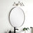 Welton Polished Nickel 3 Light Modern Farmhouse Bathroom Light - 25.5" - View 9