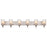 Armada II Brushed Nickel 6 Light Modern Over Mirror Bathroom Vanity Light - 48" (2-Pack) - View 2