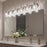 Armada II Brushed Nickel 6 Light Modern Over Mirror Bathroom Vanity Light - 48" - View 7