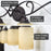 Villa Oil Rubbed Bronze 4 Light Traditional Bathroom Vanity Light - 31.25" - View 2