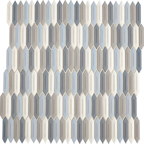 Daltile Revalia Remix Hot Spring Blend RV15 Glossy Ceramic Mosaic