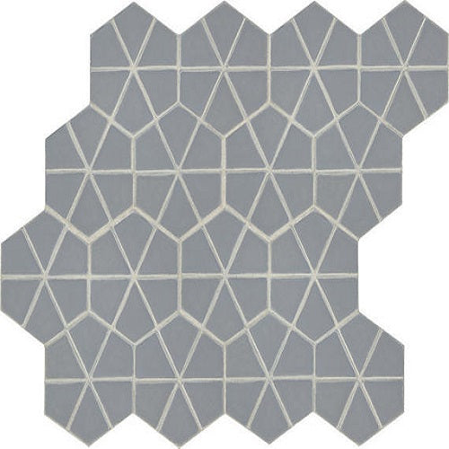 Revalia Remix Ceramic Kaleidoscope Gray RV17 Mosaic Glossy 1
