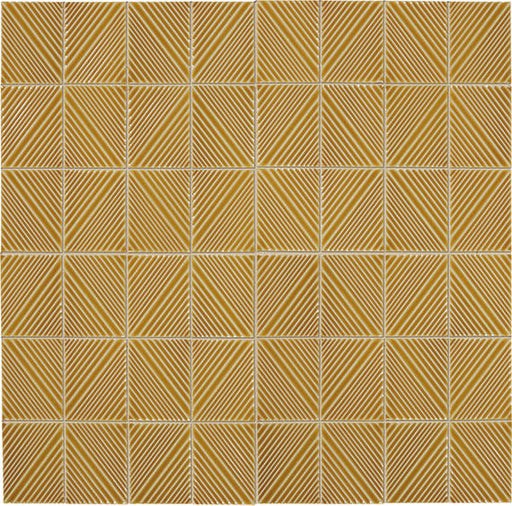 Revalia Remix Ceramic Mustard RV24 Mosaic Glossy 1