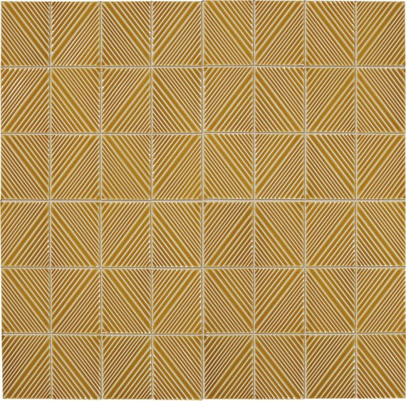 Revalia Remix Ceramic Mustard RV24 Mosaic Glossy 1
