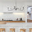 Archer Black 6 Light Large Modern Chandelier - 47" - View 8