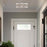 Sutton Antique White 2 Light Modern Flush Mount Ceiling Light - 13.25" - View 3