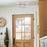 Sutton Antique White 2 Light Modern Flush Mount Ceiling Light - 13.25" - View 7
