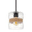 Sage Textured Black 1 Light Modern Pendant Light - 7.5"