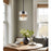 Sage Textured Black 1 Light Modern Pendant Light - 7.5" - View 6