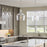 Lucy Brushed Nickel 1 Light Modern Pendant Light - 12" - View 3