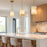 Valencia Cool Brass 1 Light Modern Alabaster Pendant Light - 6" - View 3