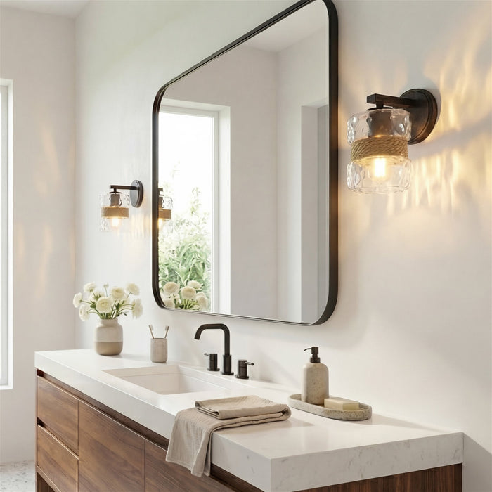 Sage 1 Light Farmhouse Industrial Wall Sconce - 10" - View 8