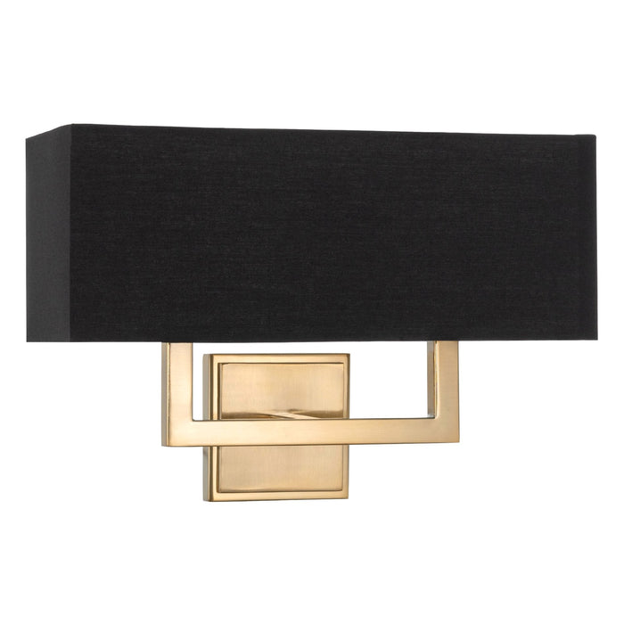 Haven Cool Brass 2 Light Modern Wall Sconce - 16"