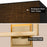 Haven Cool Brass 2 Light Modern Wall Sconce - 16" - View 2