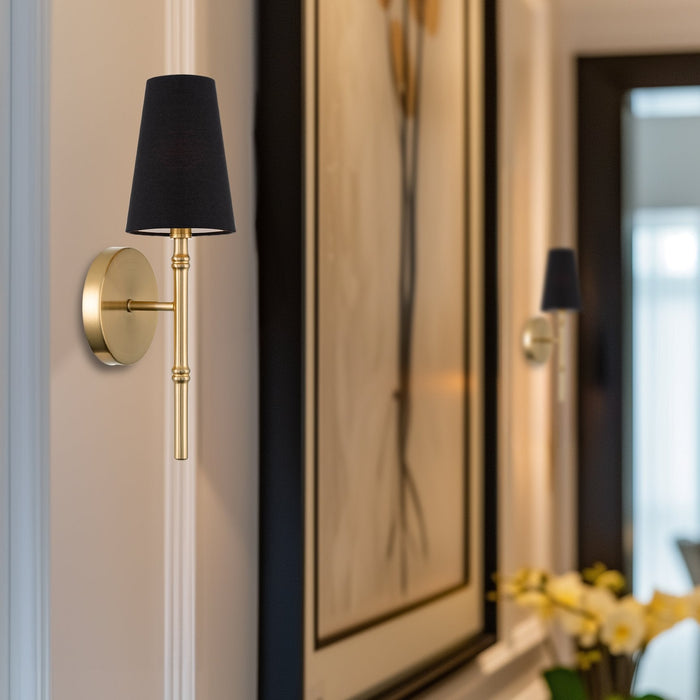 Torche II Cool Brass 1 Light Modern Wall Sconce - 15" - View 6