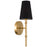 Torche II Cool Brass 1 Light Modern Wall Sconce - 15"