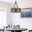 Maybrook Black 4 Light Modern Farmhouse Chandelier - 21" - View 5