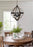 Capistrano Textured Black 6 Light Rustic Farmhouse Chandelier - 20.5" - View 3