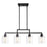 Stratford Black 4 Light Modern Industrial Farmhouse Island Light - 34.25" - View 8