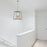 Bellevue Black 4 Light Modern Farmhouse Lantern Pendant Light - 15.75" - View 6