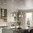 Belle Brushed Nickel 1 Light Modern Industrial Pendant Light - 13.75" - View 8