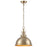 Belle Cool Brass 1 Light Modern Industrial Pendant Light - 13.75" - View 7