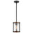 Hadley Textured Black 1 Light Modern Farmhouse Pendant Light - 7" - View 7