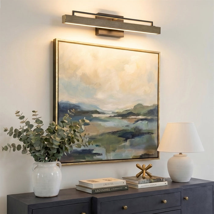 Felix Black 1 Light Modern Integrated LED Bathroom Vanity Light - 24.5" - View 5