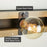 Hogan Black 5 Light Farmhouse Bathroom Vanity Light Bar - 36" - View 2
