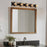 Hogan Black 5 Light Farmhouse Bathroom Vanity Light Bar - 36" - View 3