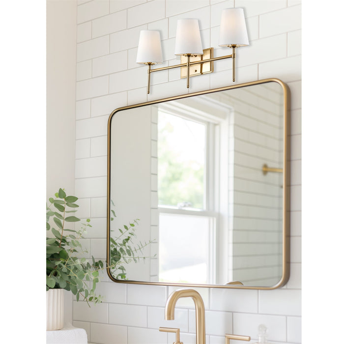 Torche Cool Brass 3 Light Modern Bathroom Vanity Light - 23" - View 5